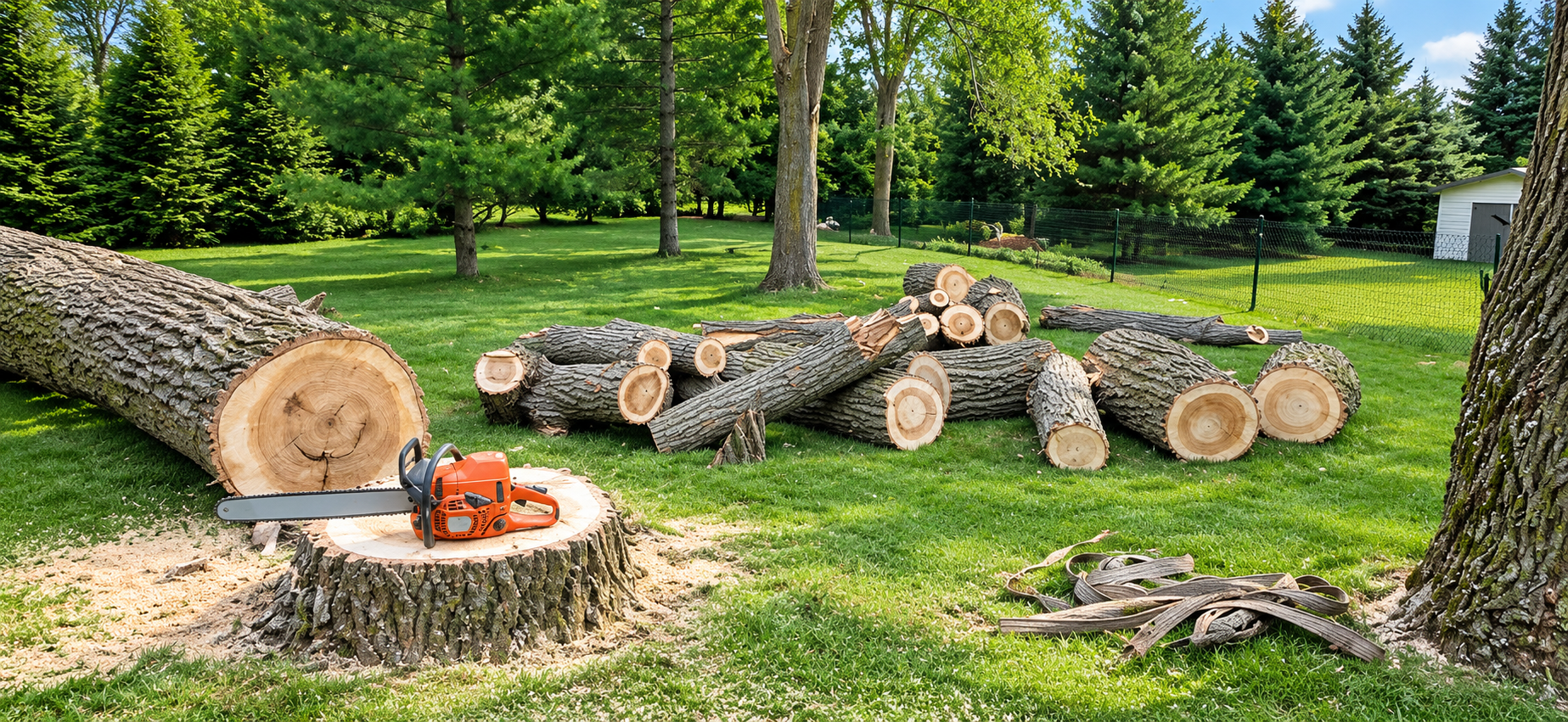 Emergency tree service Toronto crew responding to a storm-damaged tree